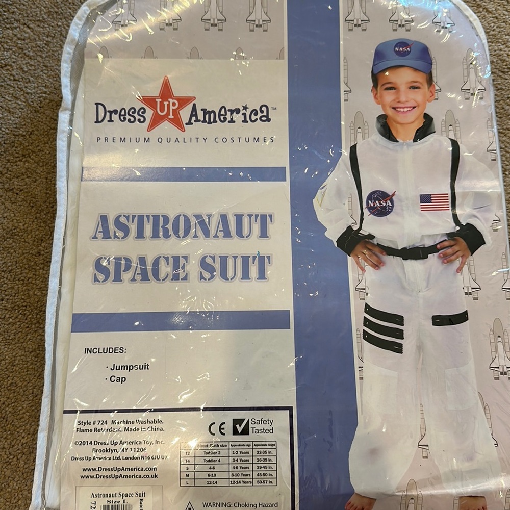Kids astronaut costume